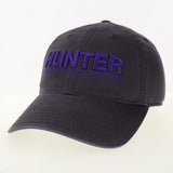 Legacy Gray Baseball Cap w/Hunter Purple Logo