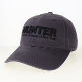 Legacy Gray Baseball Cap w/Hunter Black Logo