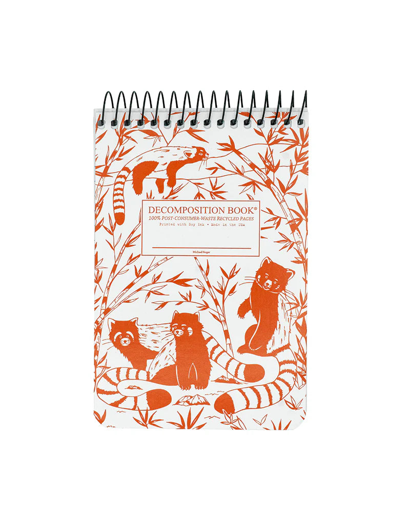 Topbound Pocket Sized Red Pandas Decomposition Book
