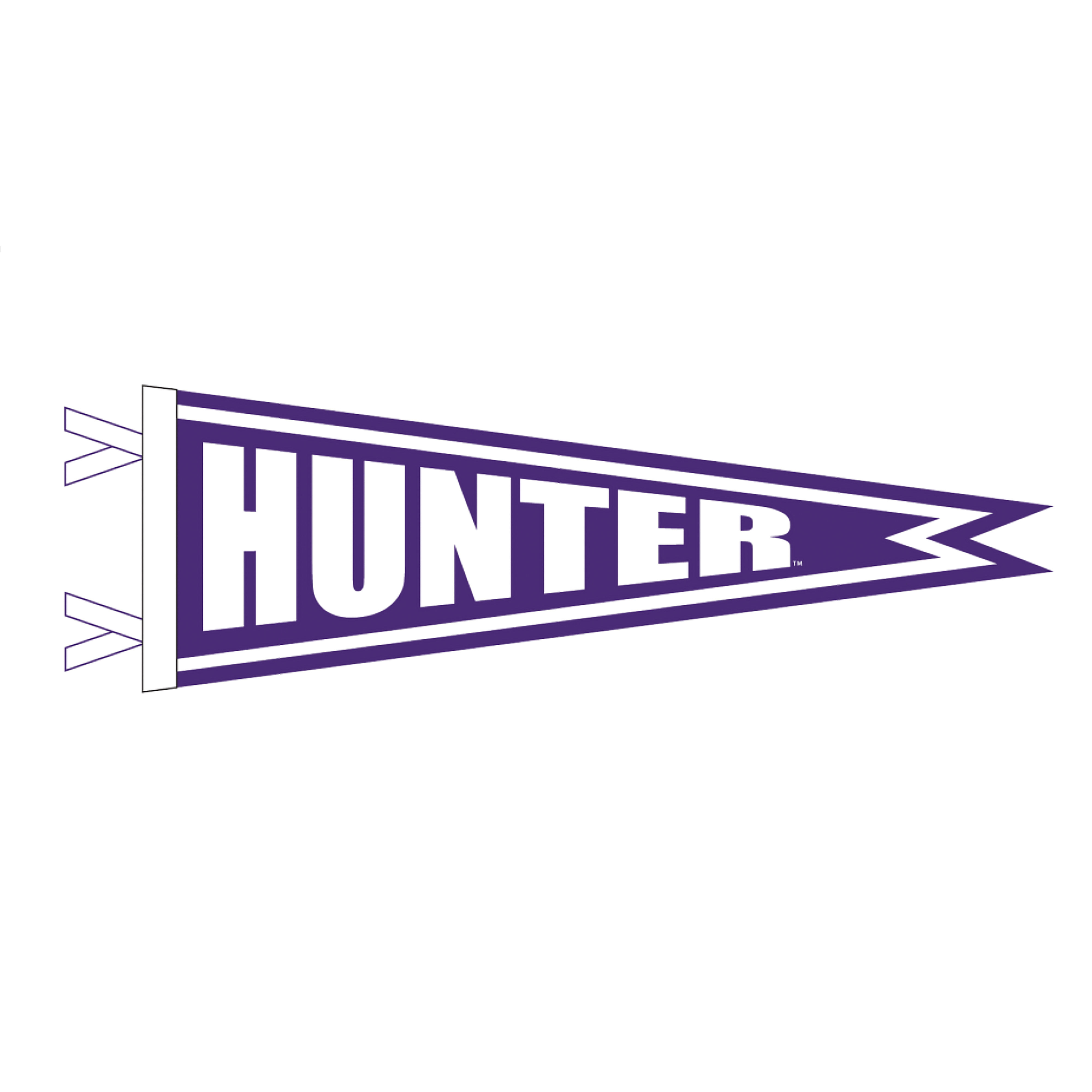 Large Hunter College Pennant